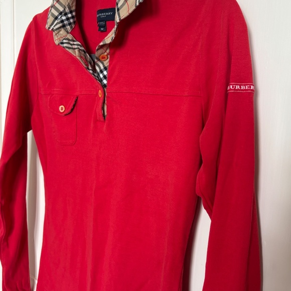 Burberry Ladies Vintage Golf Top - Size Medium - Picture 5 of 10